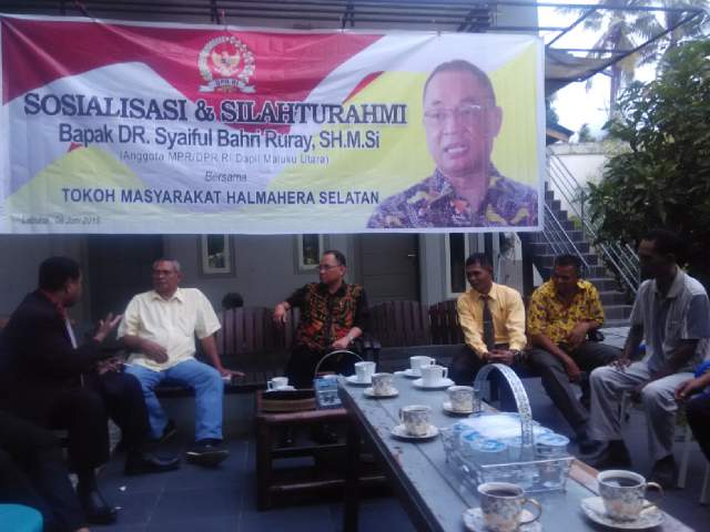 Temui Konstituen, SBR Sebut Bacan Titik Kosmopolit Masa Lalu