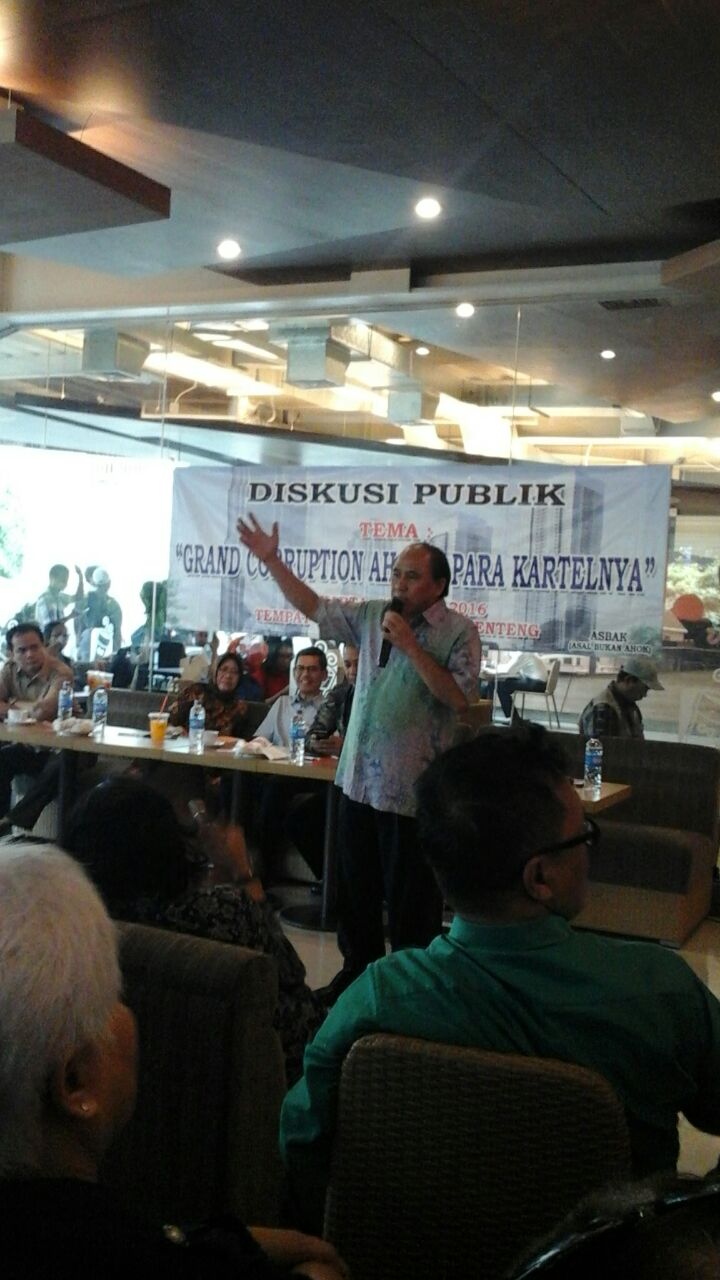 Prijanto : Anak SMA pun tahu pembelian lahan Sumber Waras itu Korupsi