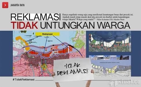 Persatuan Aktivis Mahasiswa Jakarta minta Reklamasi dihentikan permanen