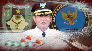 Bupati Bengkulu Selatan menyimpan Sabu di ruang kerjanya