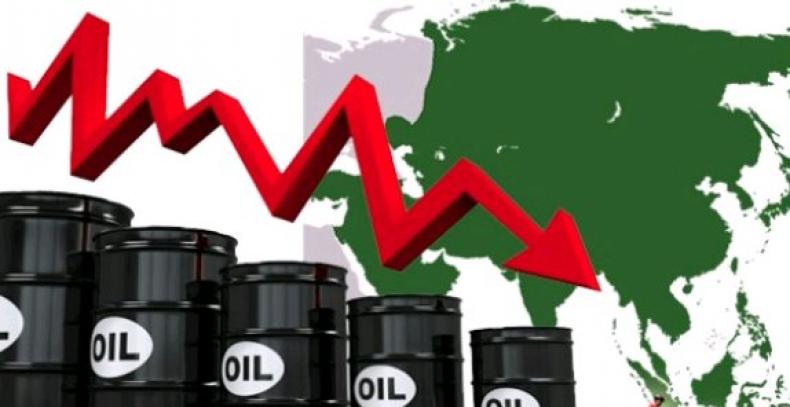 Harga minyak dunia kembali turun