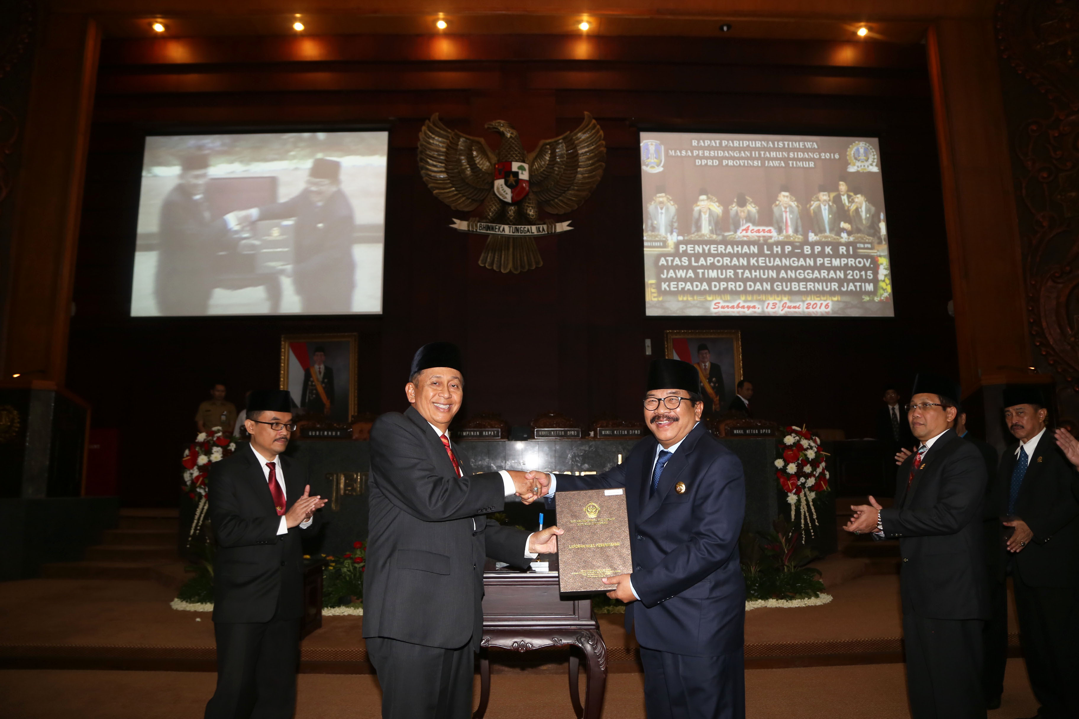 Pemprov Jatim Kembali Raih Opini WTP