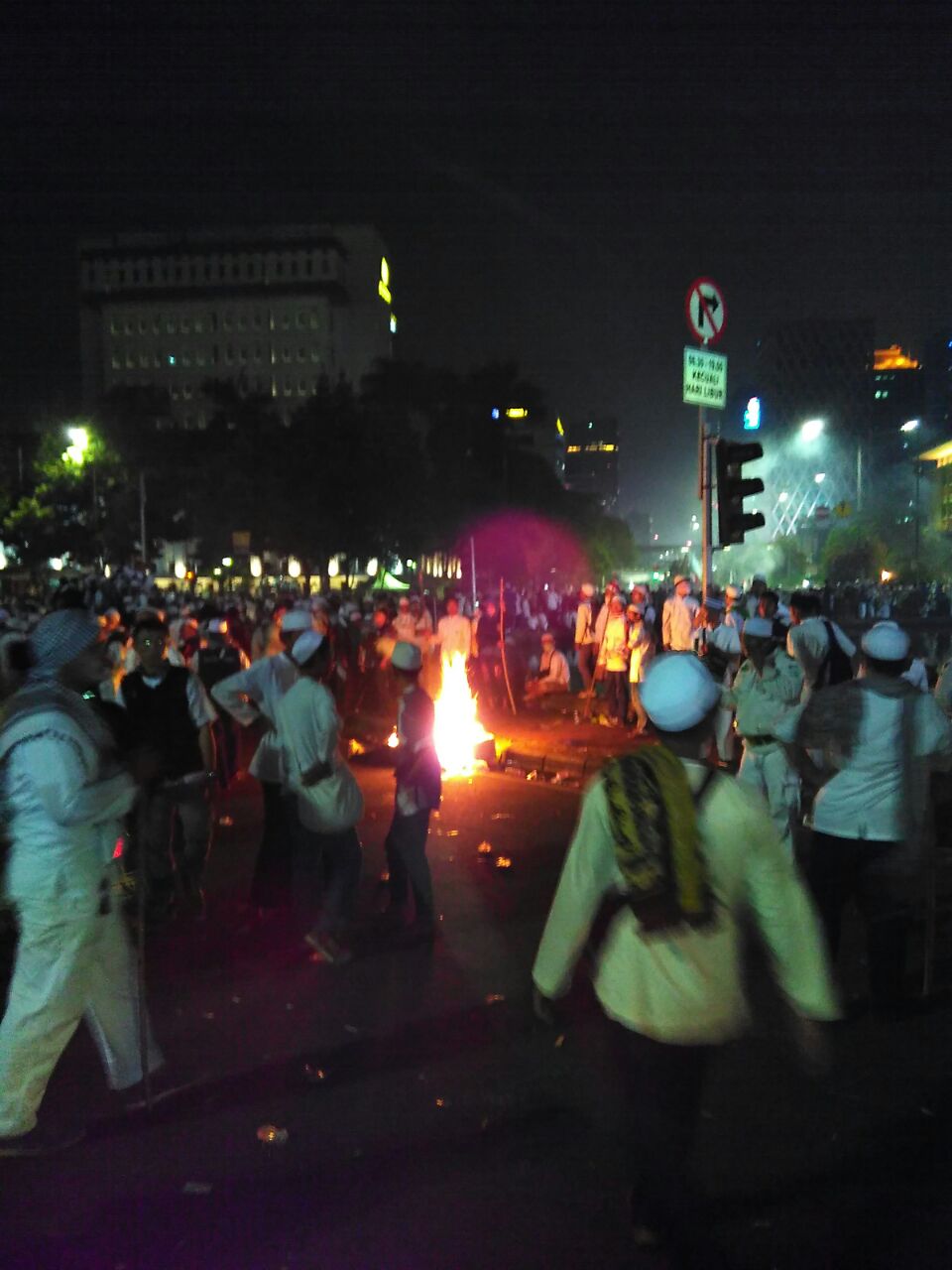HMI Bantah Picu kerusuhan depan Istana
