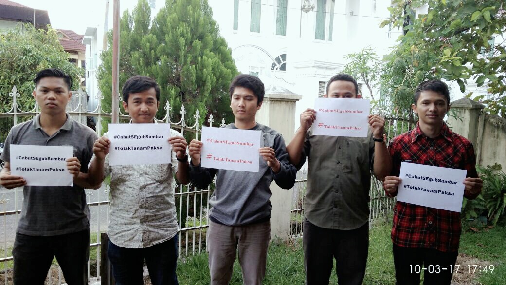 KOALISI MASYARAKAT SIPIL AKAN SOMASI GUBERNUR SUMATERA BARAT