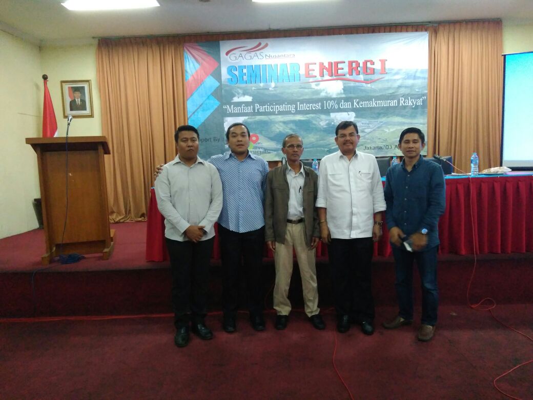 Participating interes 10% untuk kemajuan daerah penghasil Minyak dan Gas