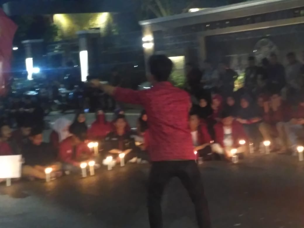 Kader IMM menggelar Aksi Copot Kapolda Sulawesi Tenggara dan Kapolres Kendari