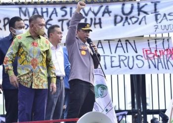Gerak Indonesia Apresiasi Kapolri Terjun Langsung Ditengah Masa Aksi di DPR RI