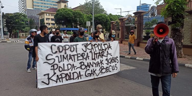 AMI Kembali Menggelar Aksi Jilid 2 Mendesak Kapolri Copot Kapolda Sumatera Utara