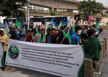 Terkait Pembangunan Apertemen, Bakornas LKBHMI Sambangi Kantor PT. Intiland