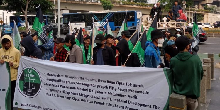 Terkait Pembangunan Apertemen, Bakornas LKBHMI Sambangi Kantor PT. Intiland