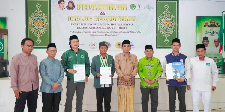 Hadiri Pelantikan IPNU Indramayu, Amin Hidayat Sampaikan Hal Serius