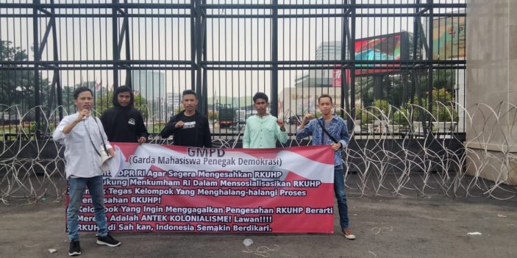 Garda Mahasiswa Penegak Demokrasi Mendukung Percepatan Pengesahan RKUHP