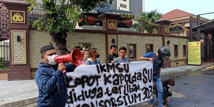 IKMSU Jakarta Desak Kapolri Copot Kapolda Sumut Atas Dugaan Keterlibatan Konsorsium 303