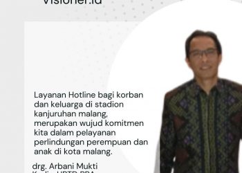 Buka Hotline Layanan Bagi Korban Tragedi Kanjuruhan: drg. Arbani, Ini Komitmen Kami