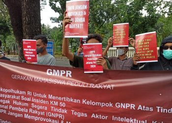 Mahasiswa Minta Menkopolhukam Segera Tertibkan Kelompok GNPR