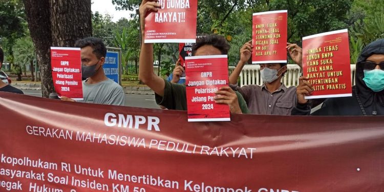 Mahasiswa Minta Menkopolhukam Segera Tertibkan Kelompok GNPR