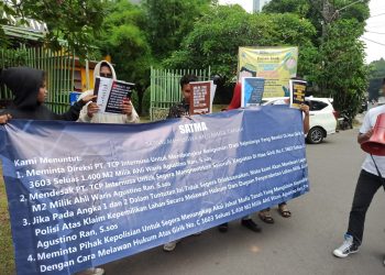 Bangunan Yang Berdiri Di Atas Girik No C 3603 Seluas 1.400 M2 Yang Berada Di Bagian Tanah Milik PT. TCP Internusa, Diduga Belum Dilakukan Pembebasan Lahan