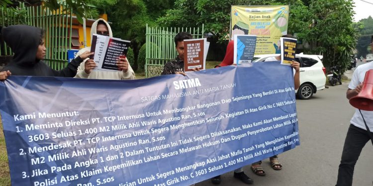 Bangunan Yang Berdiri Di Atas Girik No C 3603 Seluas 1.400 M2 Yang Berada Di Bagian Tanah Milik PT. TCP Internusa, Diduga Belum Dilakukan Pembebasan Lahan