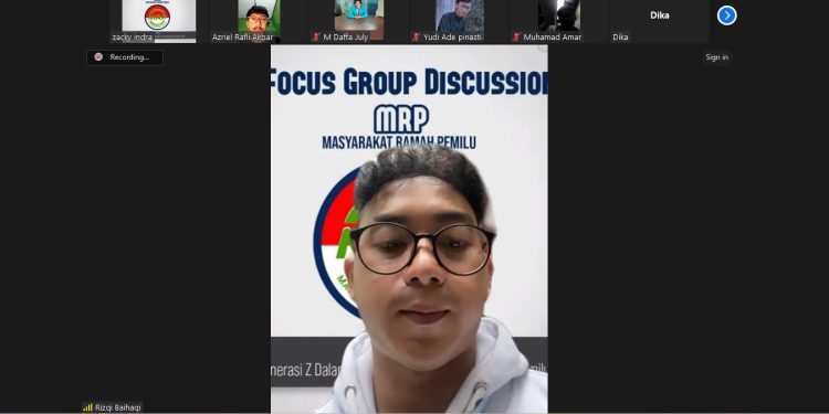 Diskusi Online MRP: Energi Positif Mahasiswa Dalam Mengawal Pemilu 2024