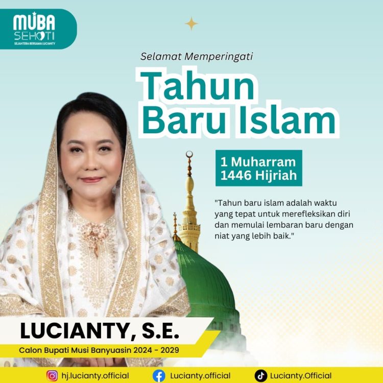 Lucianty: Tahun Baru Islam Jadi Momentum Perubahan Muba ke Arah Lebih Baik
