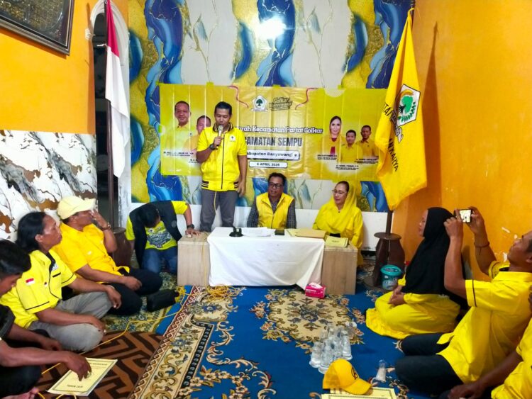 Musyawarah Pimpinan Kecamatan Golkar Sempu Bangun Soliditas dan Akselerasi Kinerja Kader Golkar