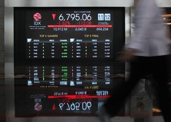 IHSG Masih Merah Saat Bursa Saham Asia Mulai Menghijau
