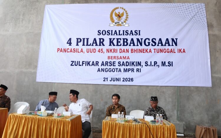 SOSIALISASI 4 PILAR KEBANGSAAN BERSAMA ANGGOTA MPR RI ZULFIKAR ARSE SADIKIN, S.I.P., M.Si