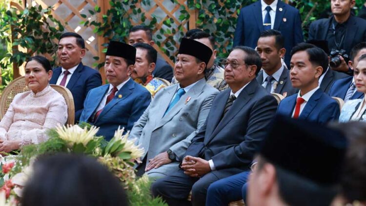 Prabowo Bertemu Jokowi di Acara Nikah Anak Boy Thohir