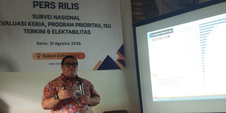 Survei Median: Elektabilitas Prabowo di Puncak, Unggul di 4 Wilayah Indonesia