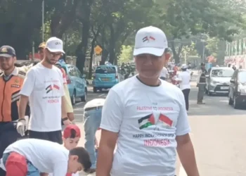Kedutaan Palestina Gelar Kerja Bakti di Menteng, Warna-warni Ukiran Palestina dan Batik