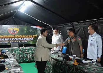 Presiden Prabowo Tiba di NTT, Langsung Pimpin Rapat Penanganan Gempa