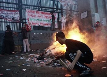 Polri Tahan 45 Tersangka Ricuh Demo 27 Agustus, 160 Anak Terlibat