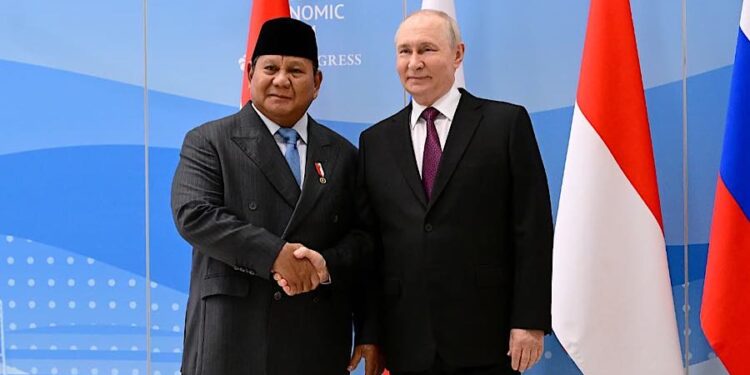 Bertemu Prabowo, Putin Tekankan Kerja Sama Nuklir dengan RI
